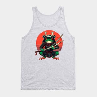 Samurai Warrior Frog Tank Top